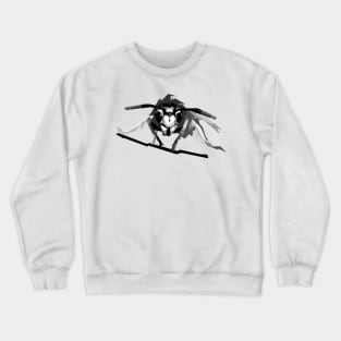 bee honey grayscale Crewneck Sweatshirt